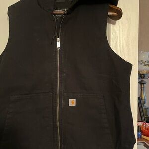 Carhartt Black Relaxed Fit Vest